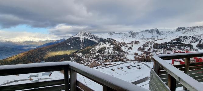 Vakantie in de bergen Studio bergnis 4 personen (A2K119) - Résidence Aime 2000 - Flèche - La Plagne - Balkon