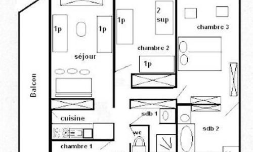 Skiverleih 4-Zimmer-Appartment für 9 Personen (83m²-6) - Résidence Aime 2000 - Maeva Home - La Plagne - Draußen im Sommer