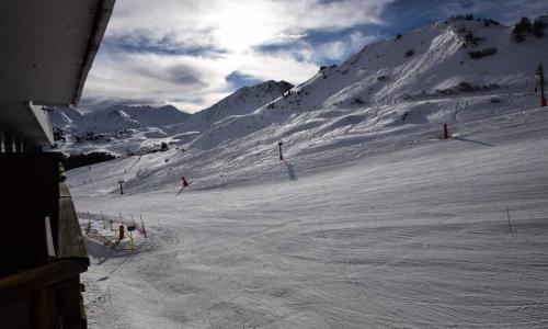 Rent in ski resort Studio 4 people (26m²) - Résidence Aime 2000 - MH - La Plagne - Summer outside