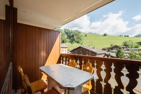 Holiday in mountain resort Studio sleeping corner 4 people (12) - Résidence Alcyon - La Clusaz - Balcony