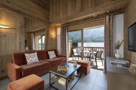 Vakantie in de bergen Appartement 3 kamers 6 personen - Résidence Alexane - Samoëns - Woonkamer