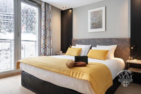 Urlaub in den Bergen 3-Zimmer-Appartment für 6 Personen (Grand Confort) - Résidence Alhéna - Flaine - Schlafzimmer
