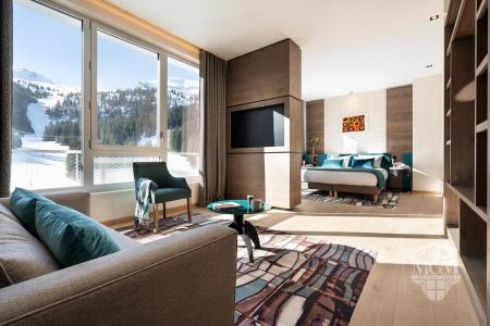 Wakacje w górach Apartament 4 pokojowy 6 osób (Prestiż) - Résidence Alhéna - Flaine - Pokój gościnny