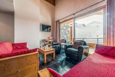 Holiday in mountain resort 3 room apartment sleeping corner 8 people (9) - Résidence Almes 1 - Tignes - Living room