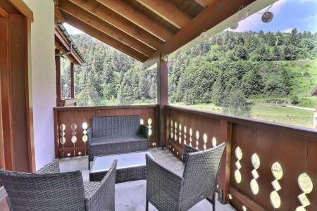 Vacances en montagne Appartement duplex 3 pièces 7 personnes (D12) - Résidence Alpages du Mottaret D - Méribel-Mottaret - Terrasse