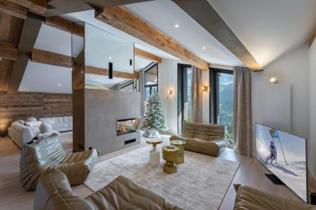 Holiday in mountain resort 5 room apartment 10 people (CHALET YERPA 2) - Résidence Alpamayor - Courchevel - Living room