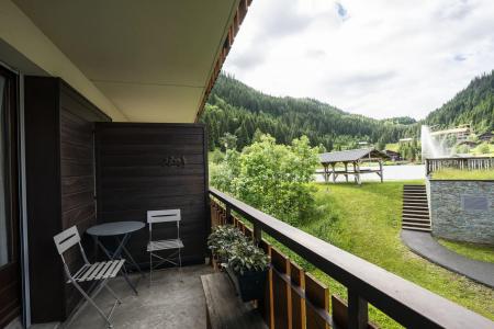 Vakantie in de bergen Studio bergnis 4 personen (107) - Résidence Alpenlake - Châtel - Terras