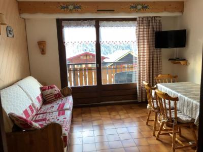 Urlaub in den Bergen Studio Schlafnische 4 Personen (116) - Résidence Alpenlake - Châtel - Wohnzimmer