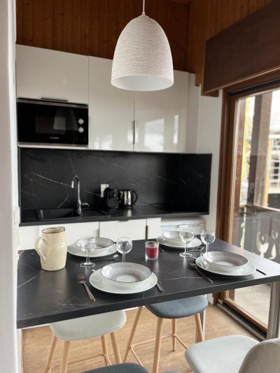 Holiday in mountain resort Studio mezzanine 4 people - Résidence Ambre Chery - Les Gets - Kitchen