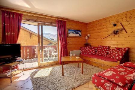 Vakantie in de bergen Appartement 3 kamers 6 personen (0002) - Résidence Ancolie - Les Menuires - Woonkamer
