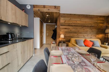 Holiday in mountain resort 2 room apartment 4 people (JOY) - Résidence Androsace du Lyret - Chamonix - Living room