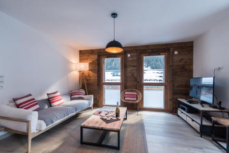 Vakantie in de bergen Appartement duplex 4 kamers 6 personen (PEARL) - Résidence Androsace du Lyret - Chamonix - Woonkamer