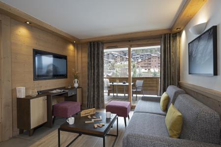 Holiday in mountain resort 3 room apartment 6 people (Grand Confort) - Résidence Anitéa - Valmorel - Living area
