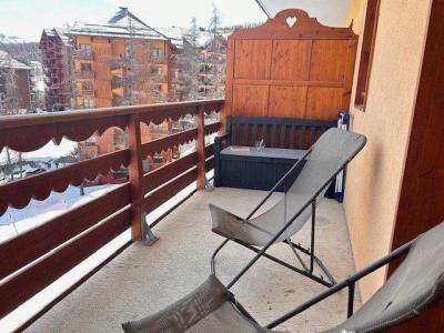 Urlaub in den Bergen 3-Zimmer-Berghütte für 6 Personen (301) - Résidence Antarès - Risoul - Balkon