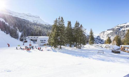 Ski verhuur Studio 4 personen (Budget 17m²-2) - Résidence Antarès - MH - Flaine - Buiten zomer