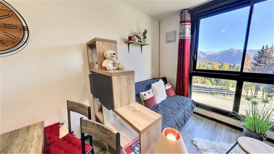 Vakantie in de bergen Studio met slaapgedeelte 4 personen (08) - Résidence Apollo - Le Corbier - Woonkamer
