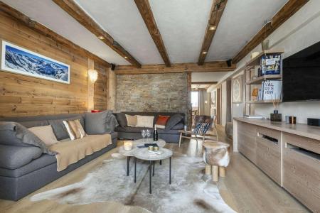 Vakantie in de bergen Appartement 5 kamers 11 personen - Résidence Aquila - Val d'Isère - Woonkamer