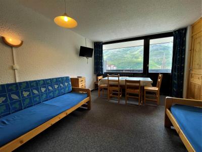 Vakantie in de bergen Appartement 2 kamers 6 personen (518) - Résidence Aravis - Les Menuires - Woonkamer