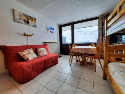 Holiday in mountain resort Studio 3 people (514) - Résidence Aravis - Les Menuires - Living room