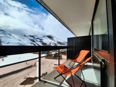 Vacances en montagne Studio 3 personnes (514) - Résidence Aravis - Les Menuires - Balcon