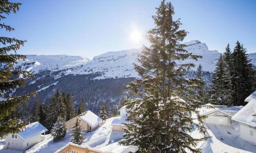 Rent in ski resort 3 room apartment 8 people (Budget 56m²) - Résidence Arbaron - Maeva Home - Flaine - Summer outside