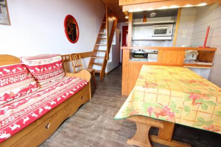 Vakantie in de bergen Appartement duplex 2 kamers 6 personen (003) - Résidence Arc en Ciel - Peisey-Vallandry - Woonkamer
