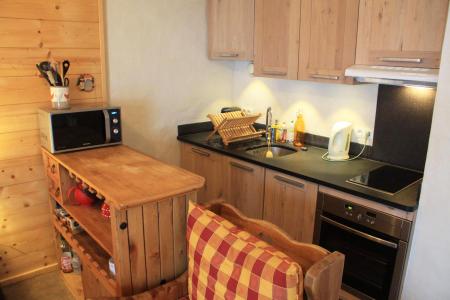 Vacances en montagne Studio coin nuit 4 personnes (74) - Résidence Arc-en-Ciel - Les Gets - Kitchenette