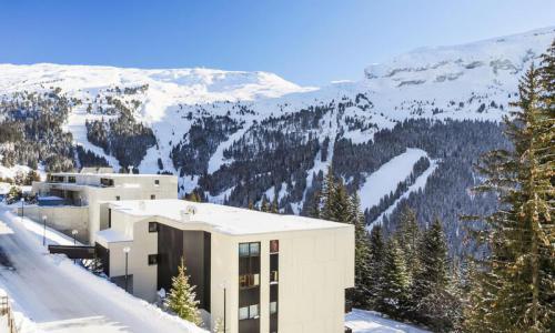 Rent in ski resort 3 room apartment 8 people (Confort 58m²-2) - Résidence Arche - Maeva Home - Flaine - Summer outside