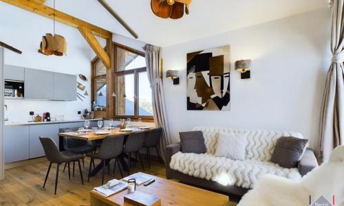 Vakantie in de bergen Appartement 4 kamers 6 personen (59m²) - Résidence Ariondaz Anemone - Courchevel - Buiten zomer