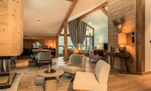 Ski verhuur Appartement 5 kamers 8 personen (166m²) - Résidence Ariondaz Bleuet - Courchevel - Buiten zomer