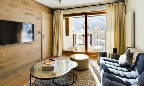 Каникулы в горах Апартаменты 2 комнат 5 чел. (36m²-1) - Résidence Ariondaz Hellebore - Courchevel - летом под открытым небом