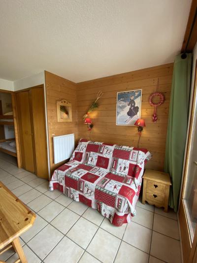 Vakantie in de bergen Studio cabine 4 personen (9) - Résidence Arvire - Les Saisies - Woonkamer