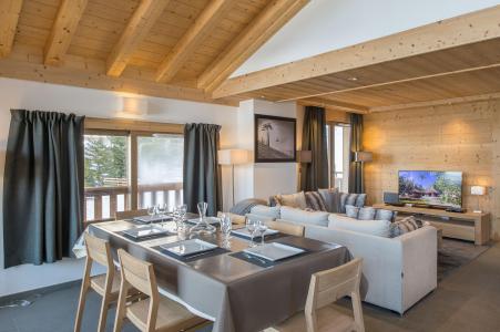 Urlaub in den Bergen 5 Zimmer Maisonettewohnung für 8 Personen (A31) - Résidence Aspen Lodge - Courchevel - Wohnzimmer