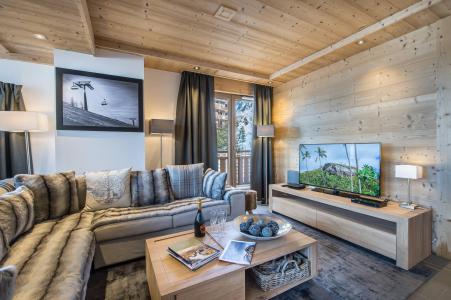 Vakantie in de bergen Appartement duplex 5 kamers 8 personen (A31) - Résidence Aspen Lodge - Courchevel - Woonkamer