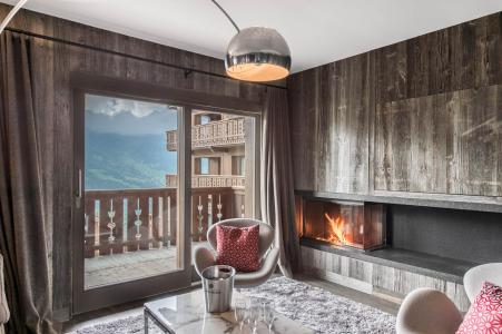 Vacaciones en montaña Apartamento dúplex 5 piezas 8 personas (32) - Résidence Aspen Lodge & Park - Méribel - Chimenea