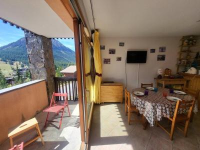 Vacaciones en montaña Apartamento cabina 2 piezas para 6 personas (102) - Résidence Atrium - Montgenèvre - Balcón