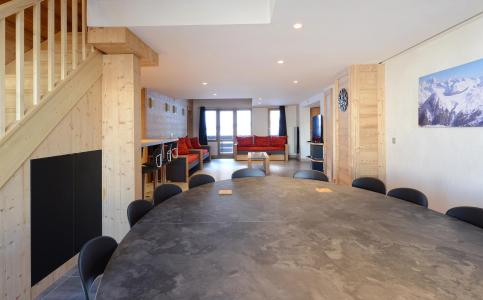 Holiday in mountain resort 6 room apartment 15 people (415) - Résidence Backgammon - Montchavin La Plagne - Living room