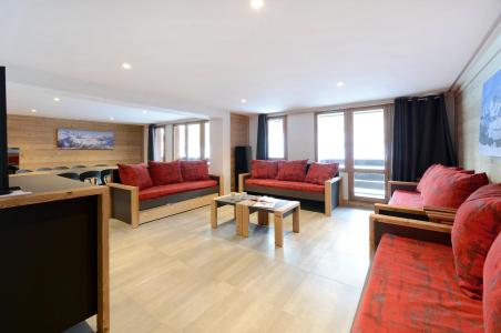 Urlaub in den Bergen 7-Zimmer-Appartment für 16 Personen (408) - Résidence Backgammon - Montchavin La Plagne - Wohnzimmer