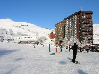 Urlaub in den Bergen Studio Schlafnische 4 Personen (1004) - Résidence Baikonour - Le Corbier