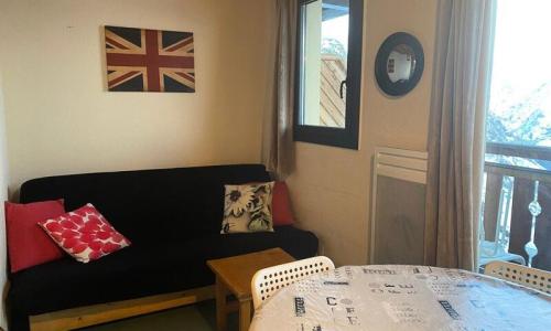 Rent in ski resort 2 room apartment 6 people (25m²) - Résidence Balcons D'huez - Alpe d'Huez - Living room