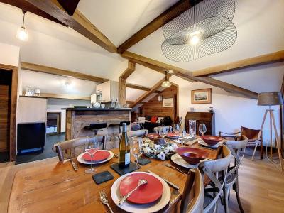 Vakantie in de bergen Appartement 4 kamers 6 personen (A12B) - Résidence Balcons de Tougnette - Saint Martin de Belleville - Woonkamer