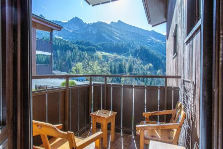 Holiday in mountain resort Studio sleeping corner 6 people (BALM06) - Résidence Balme I - La Clusaz - Balcony