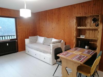 Vakantie in de bergen Studio 4 personen (160-21) - Résidence Bel Alp 1 - Le Grand Bornand - Woonkamer