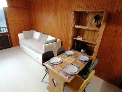 Vakantie in de bergen Studio 4 personen (160-21) - Résidence Bel Alp 1 - Le Grand Bornand - Woonkamer