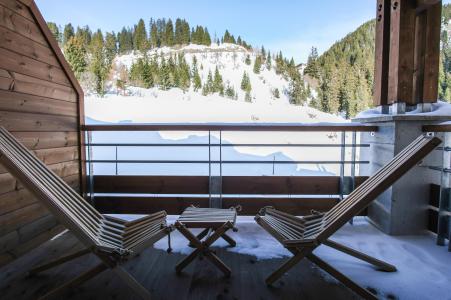 Vacanze in montagna  (4 adulti + 1 bambino sotto i 12 anni) - Residence Belambra Club Panorama - Flaine - Balcone