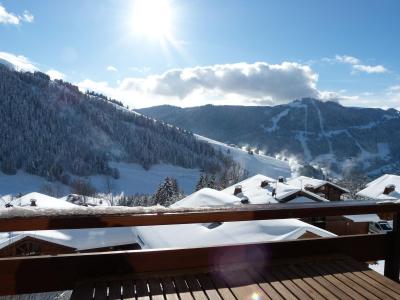 Holiday in mountain resort 2 room apartment sleeping corner 6 people (BEL631) - Résidence Belvedere 2 - La Clusaz - Balcony