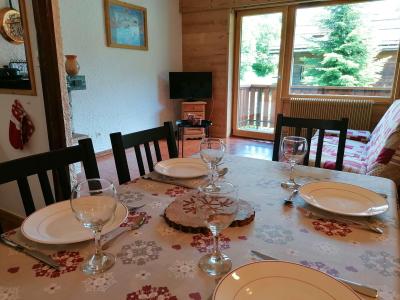 Vacaciones en montaña Apartamento 2 piezas para 4 personas (190-1L) - Résidence Belvédère - Le Grand Bornand - Estancia