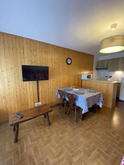 Vakantie in de bergen Studio bergnis 4 personen (2-1H) - Résidence Belvédère - Le Grand Bornand - Woonkamer