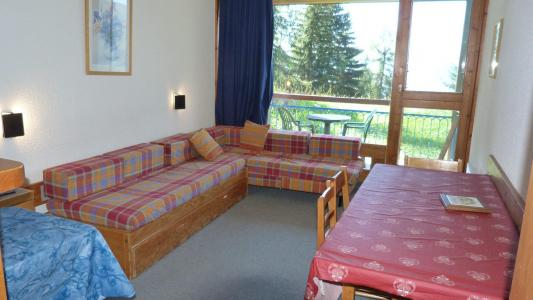Vakantie in de bergen Appartement 2 kamers 5 personen (001) - Résidence Bequi-Rouge - Les Arcs - Woonkamer