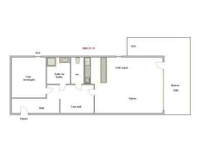 Vacanze in montagna Appartamento 2 stanze con alcova per 5 persone (35) - Résidence Biblos - La Clusaz - Mappa